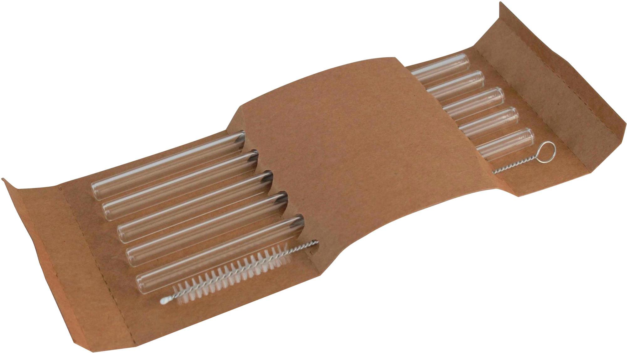 Produktbild ECO FRIENDLY Glastrinkhalme inkl. Bürste 5-tlg. 2 von 2