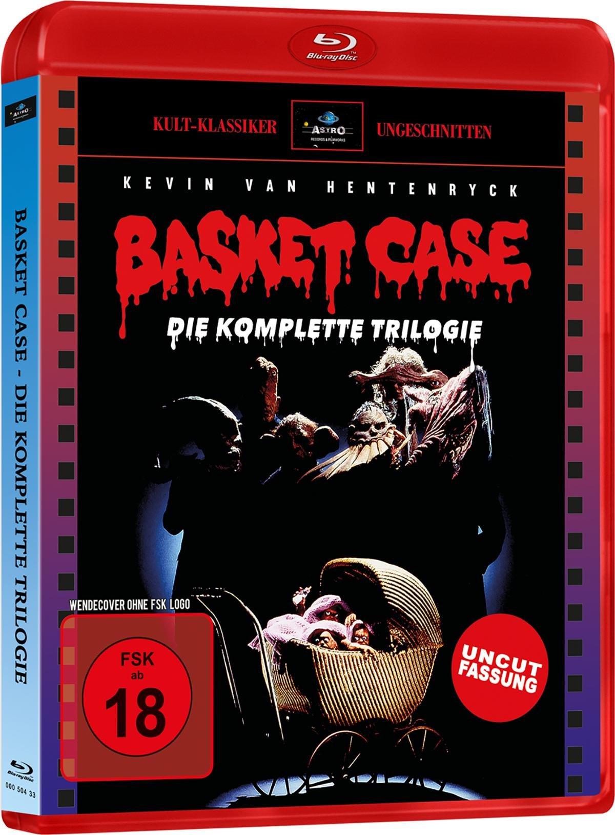 Basket Case 1-3 / 3 Filme auf 1 BD / Rote Blu-ray Box - Astro Design