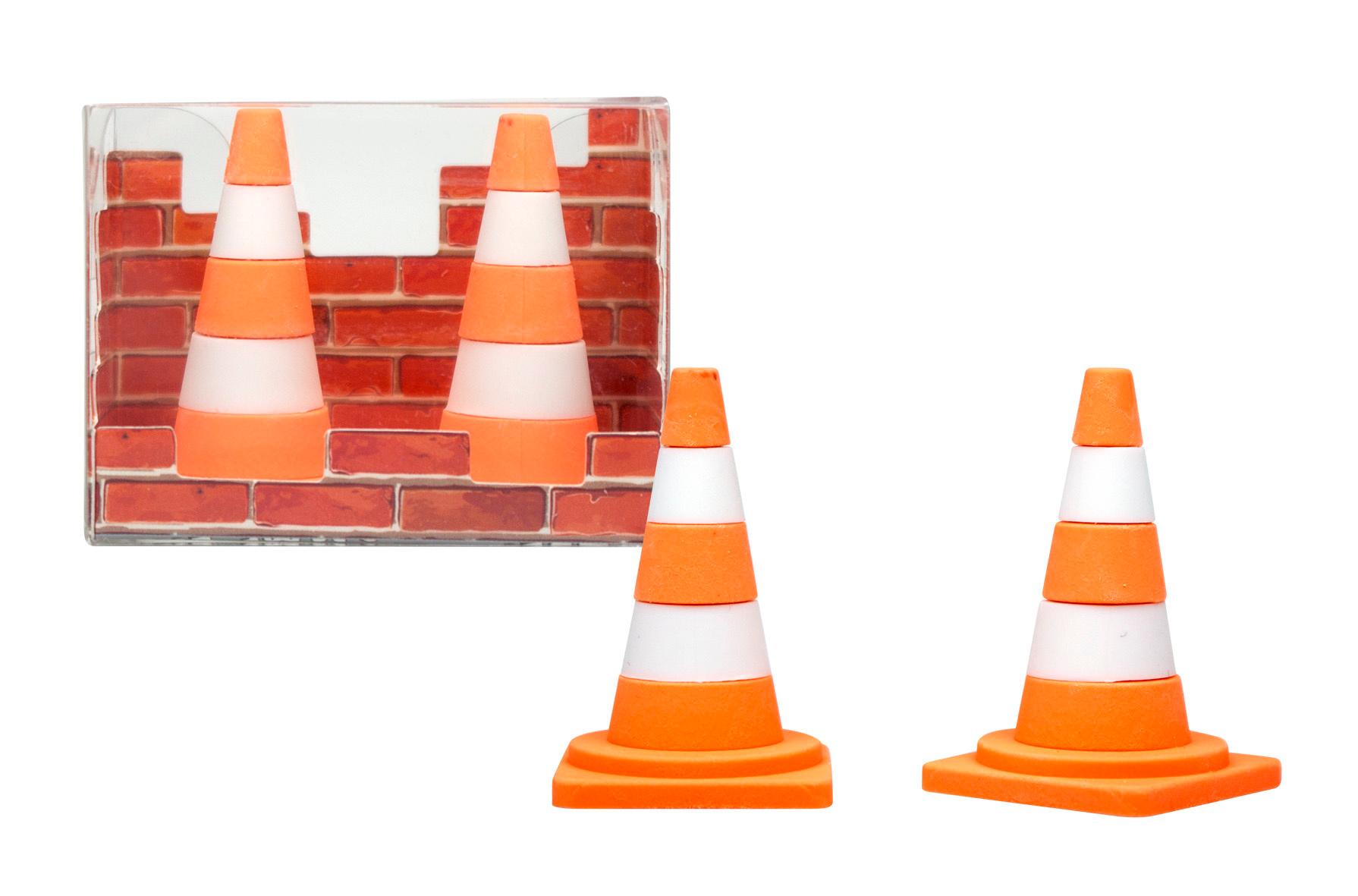 TRENDHAUS Radierer-Set Pylon sortiert