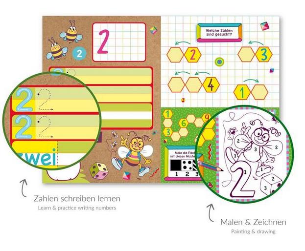 Produktbild TRENDHAUS ABC Champions Activity Lernkoffer Zahlen 1-25 wisch&weg 2 von 7