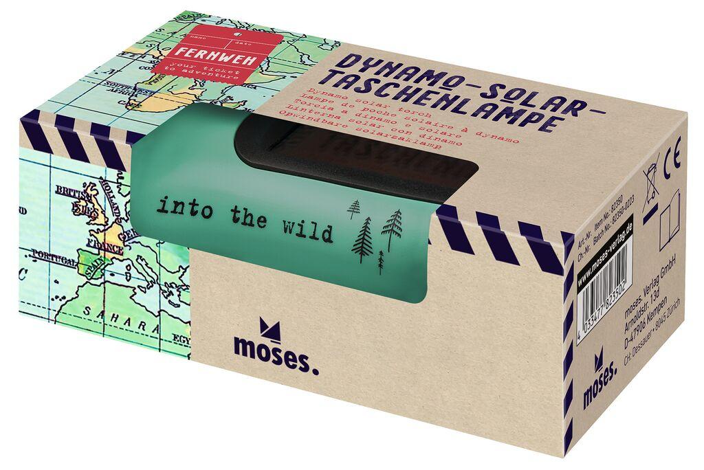 Produktbild moses. - Fernweh Dynamo-Solar-Taschenlampe 2 von 3