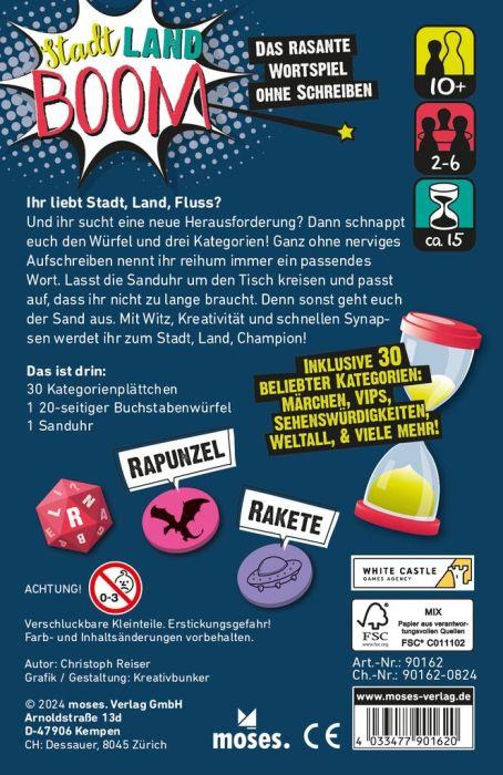 Produktbild moses. - Stadt, Land, Boom! Das rasante Wortspiel ohne Schreiben 3 von 6