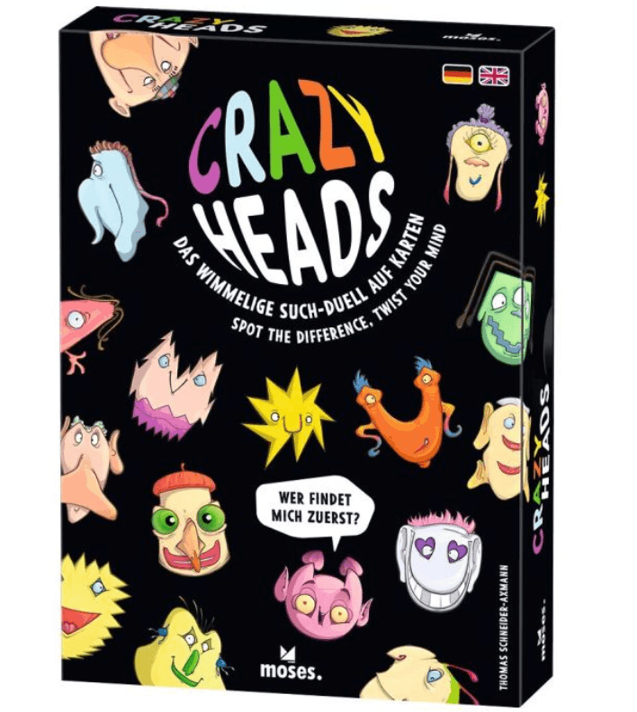 moses. - Crazy Heads - Das wimmelige Such-Duell auf Karten