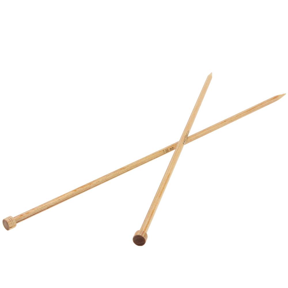 Lana Grossa Jackenstricknadel Holz 35 cm Stärke 7