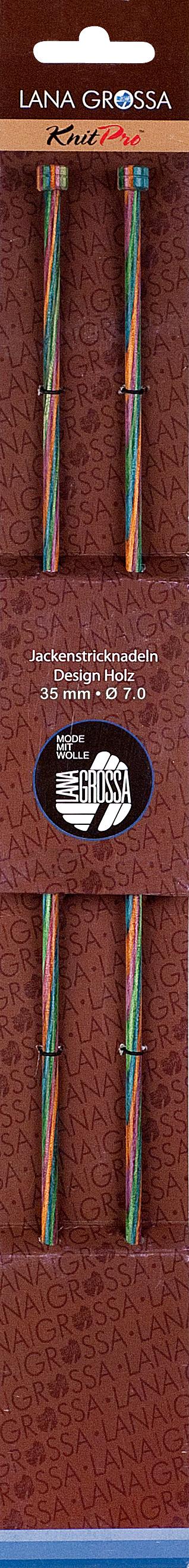 Produktbild Lana Grossa Jackenstricknadel Holz 35 cm Stärke 7 2 von 2