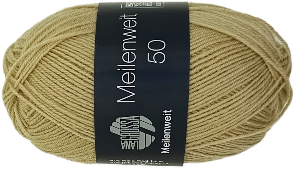 Lana Grossa Sockenwolle Meilenweit Uni 4-fach