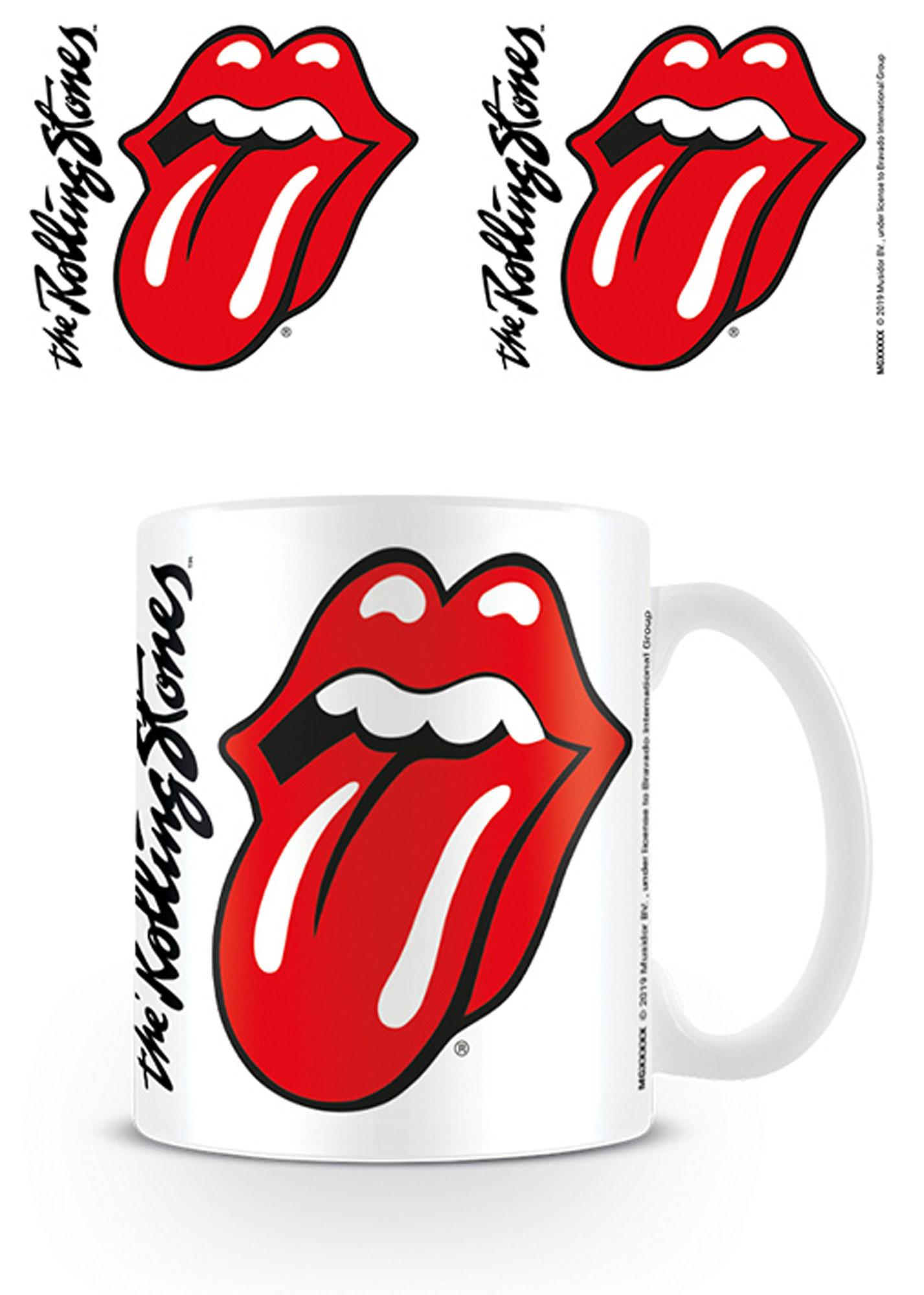 Rolling Stones Tasse - White Tongue