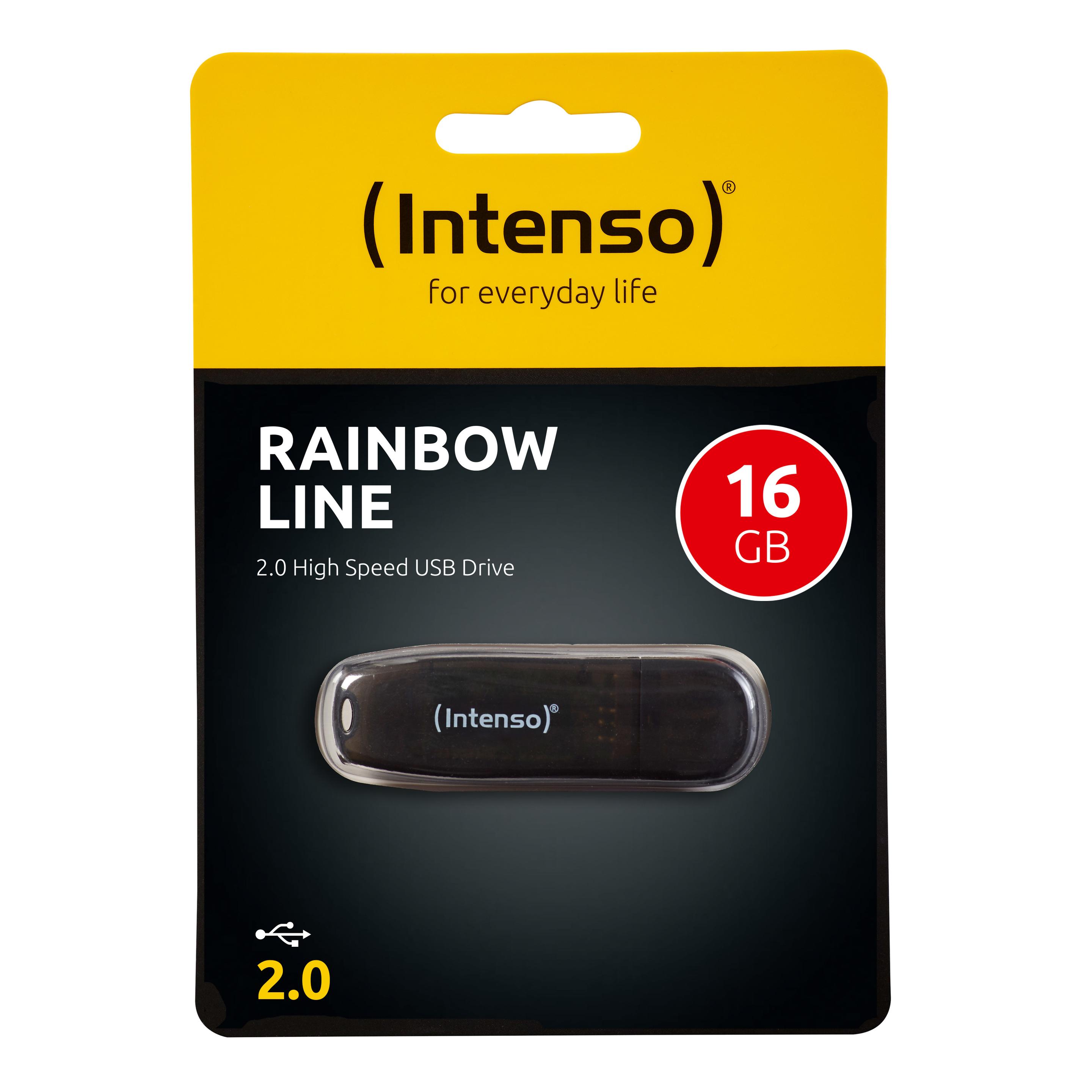 Intenso USB-Stick 16GB, Rainbow-Line