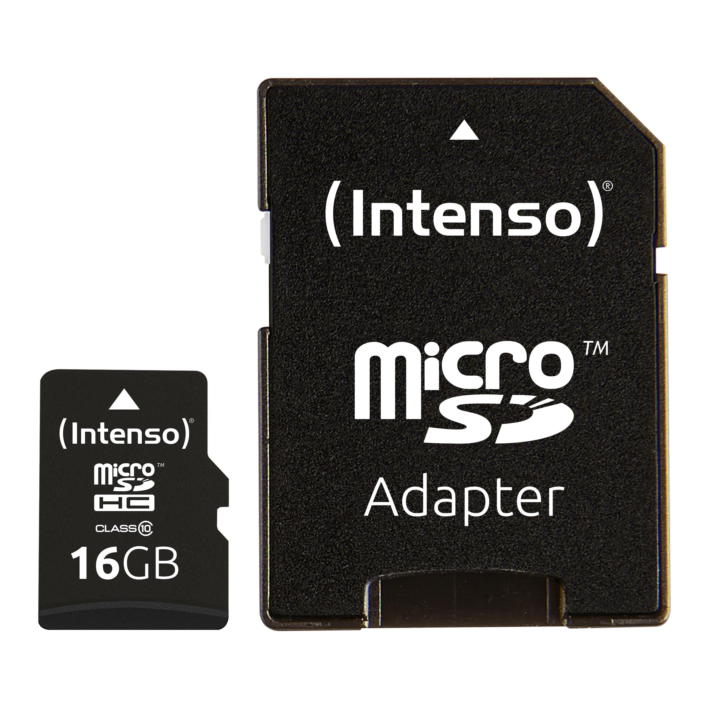 Produktbild Intenso Micro SDHC Karte 16GB, Class 10 4 von 4