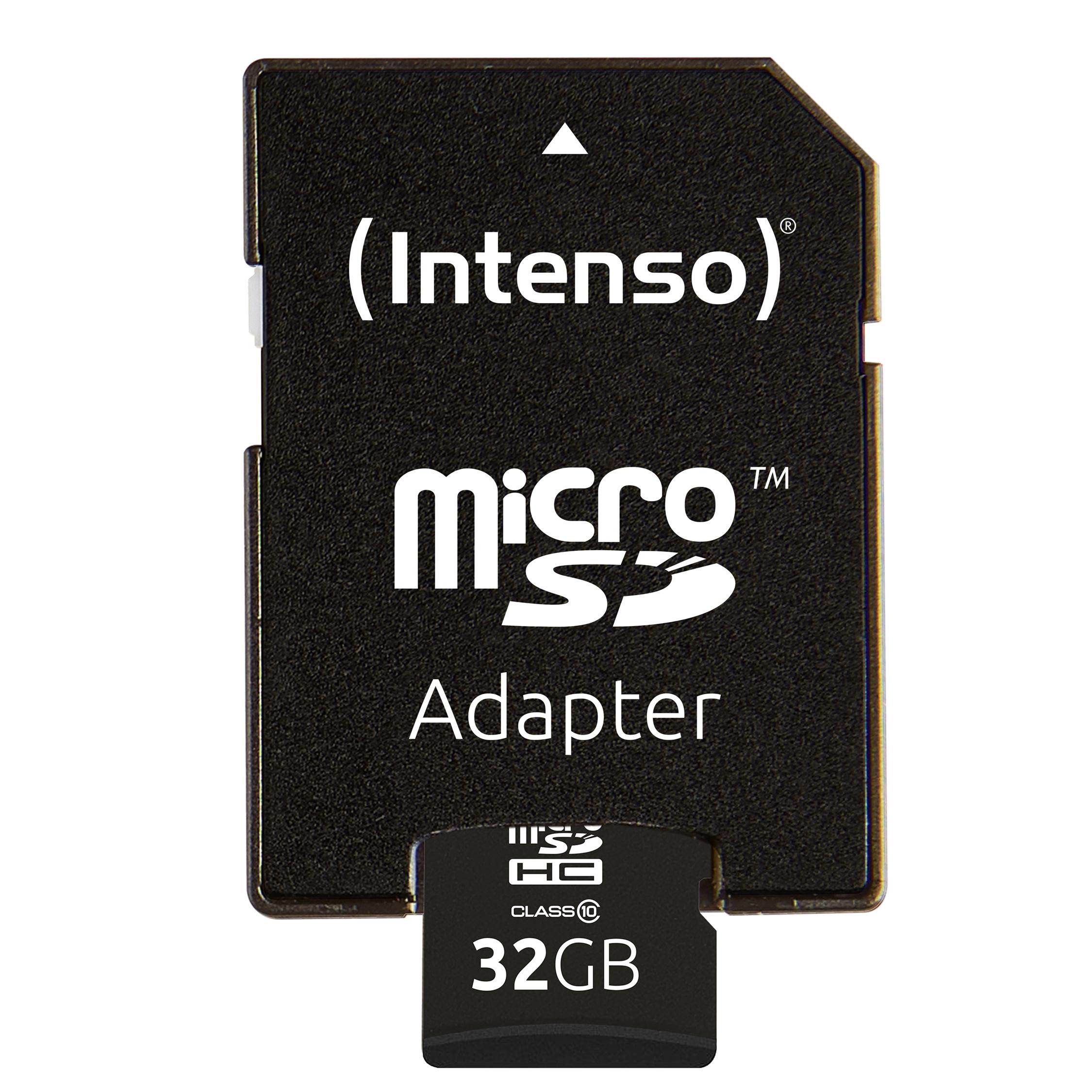 Produktbild Intenso Micro SDHC-Karte, 32 GB, Class 10 UHS-I 2 von 4