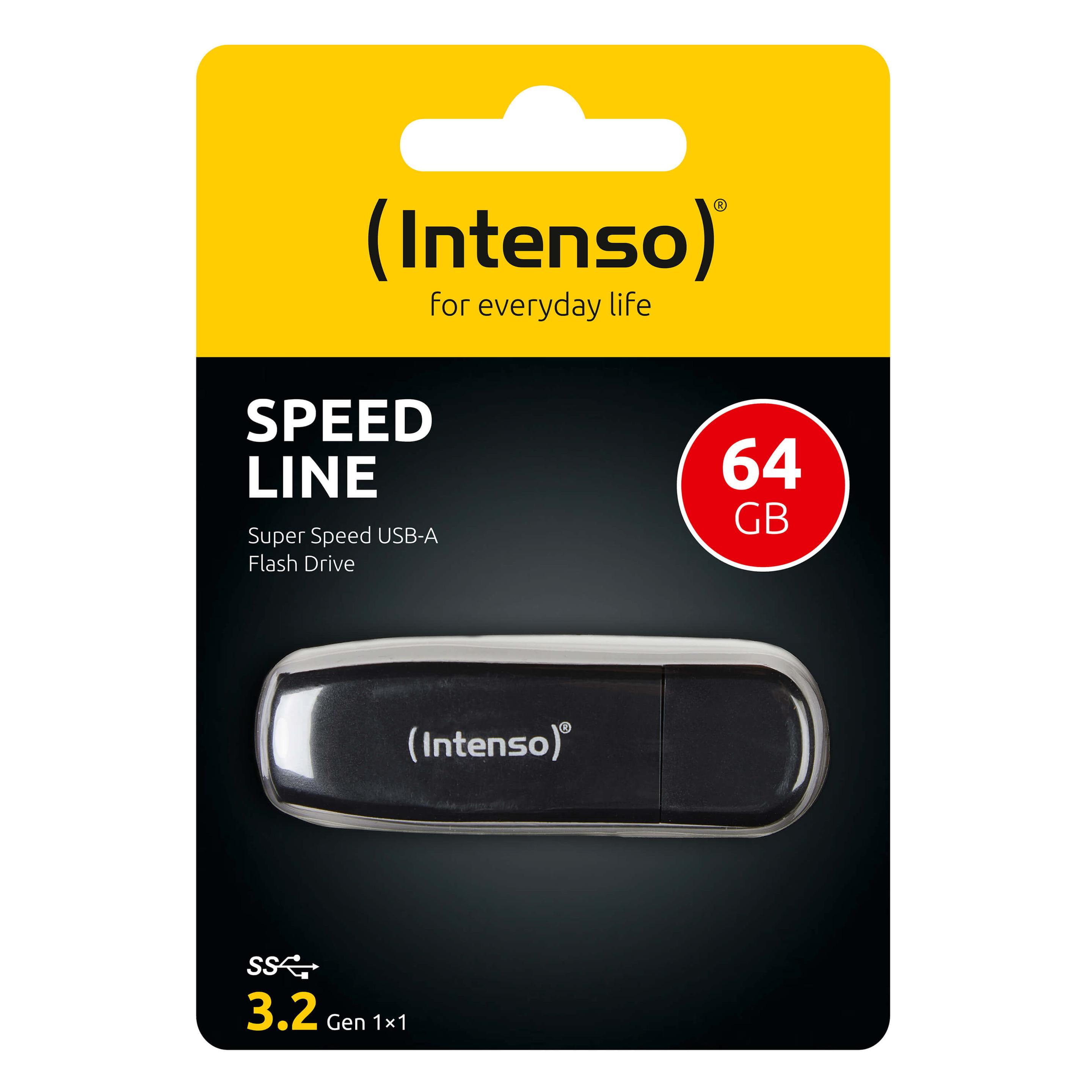Produktbild Intenso USB Flash Drive 3.2 64GB Speed Line 3 von 3
