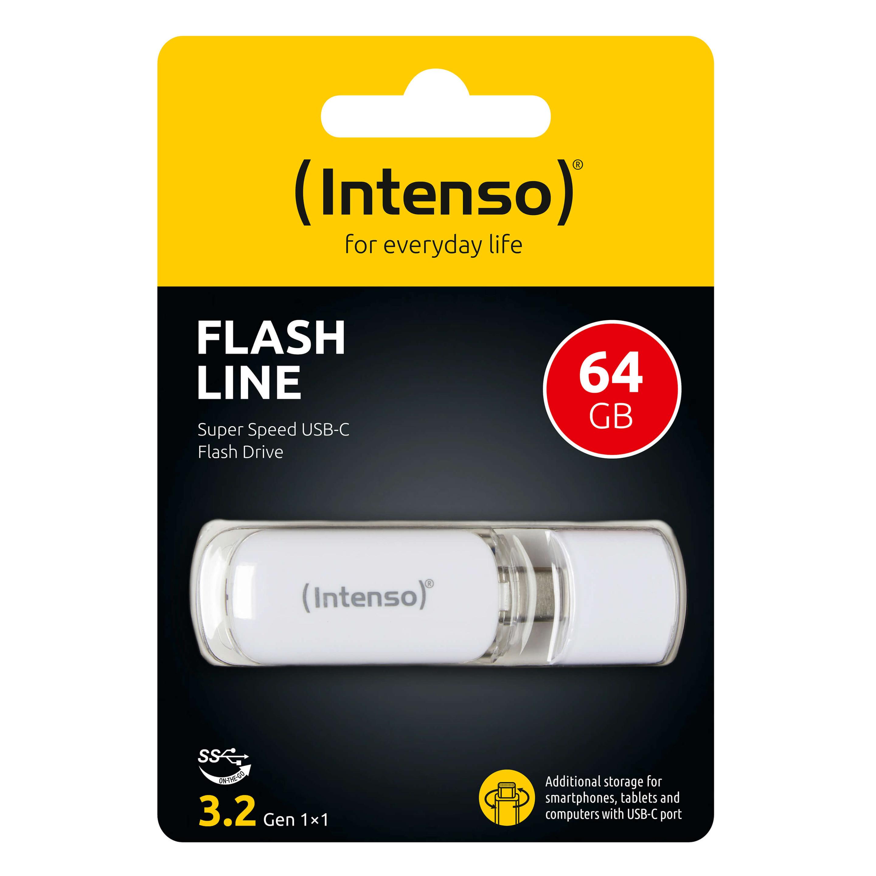 Produktbild Intenso USB Flash Drive 3.2 64GB Flash Line 2 von 3