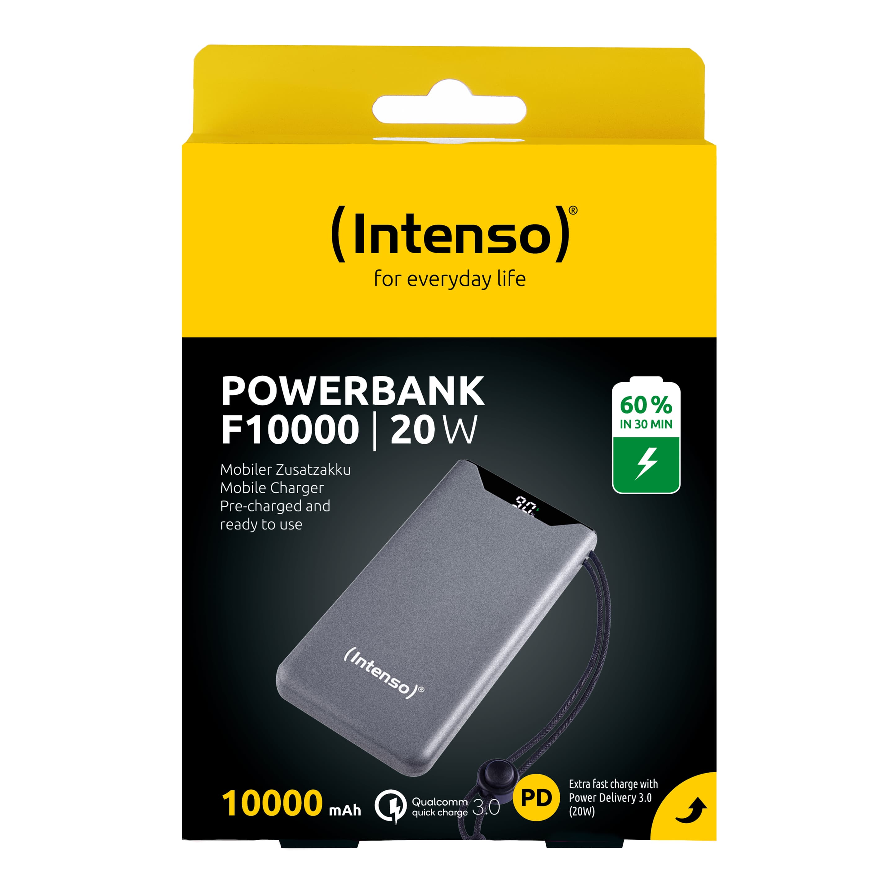 Intenso Powerbank F10000 grau