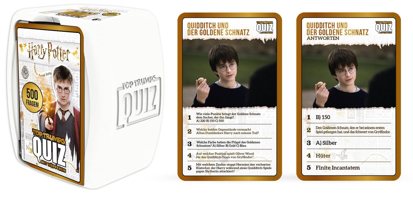 Produktbild Winning Moves - Top Trumps Quiz Harry Potter 4 von 4