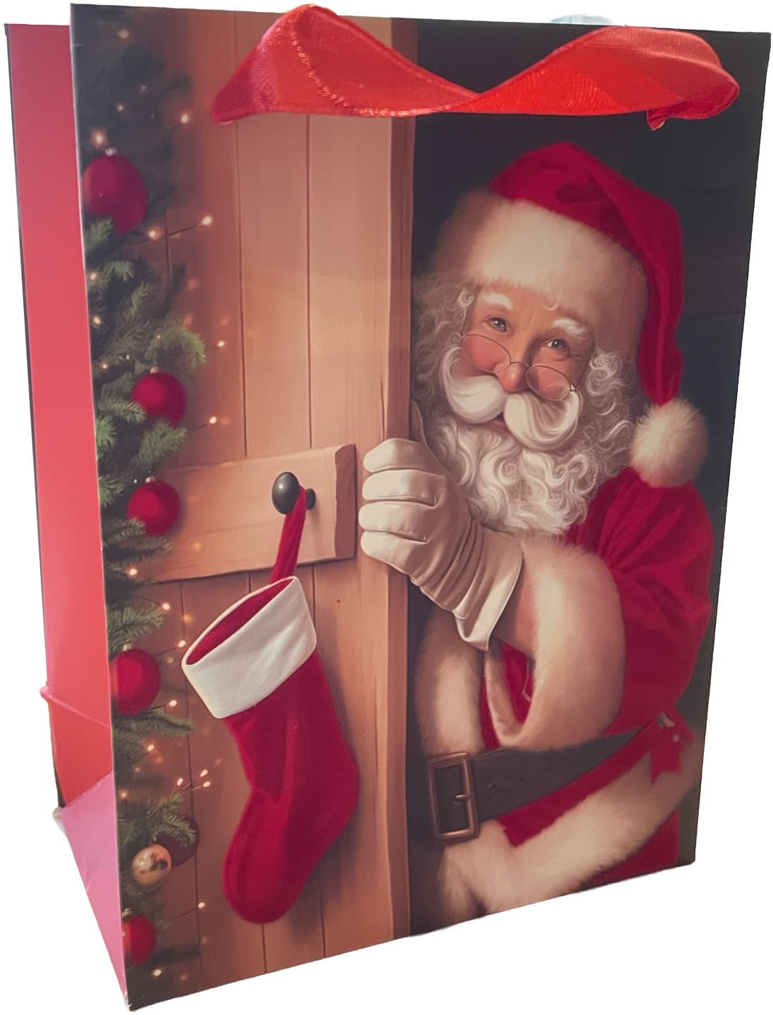 Geschenktüte Santa H=16cm