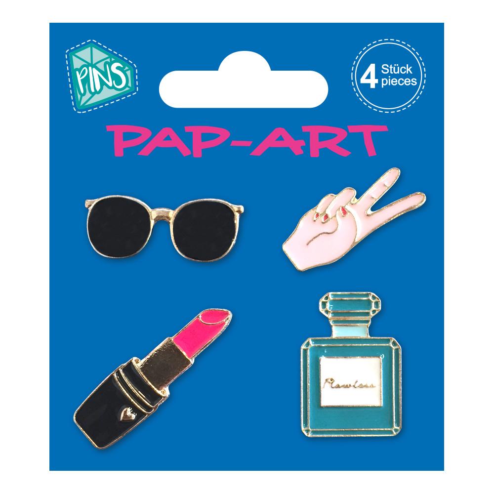 PAP-ART Pins Beauty 4Stück