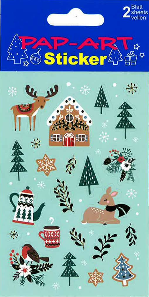 PAP-ART Sticker Hotfoil X-MAS