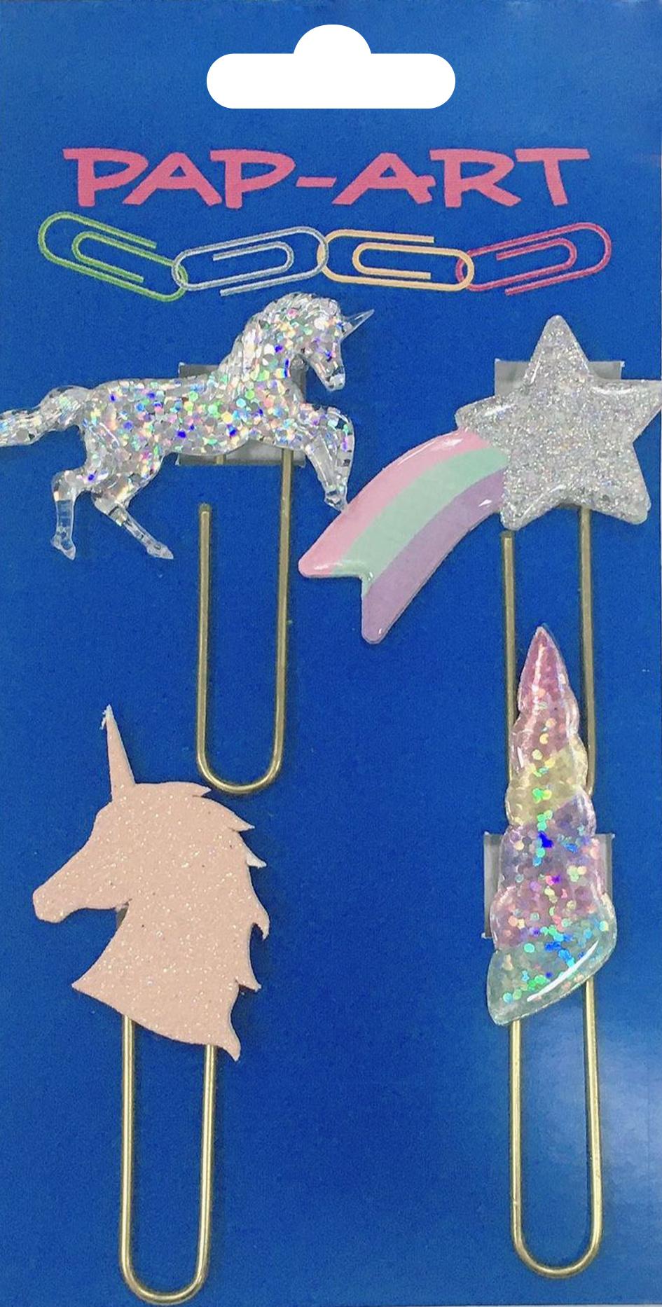 PAP-ART Büroklammern Einhorn