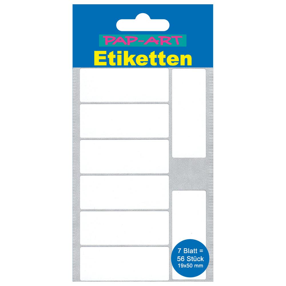 PAP-ART Vielzweck-Etiketten weiss 19x50mm