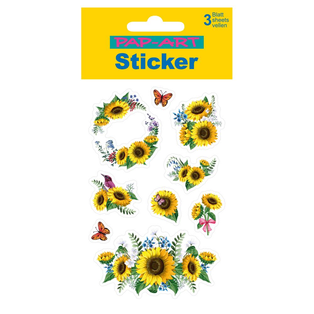 PAP-ART Sticker Sonnenblumen