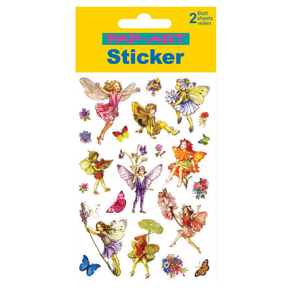 PAP-ART Sticker Glitter Blumen