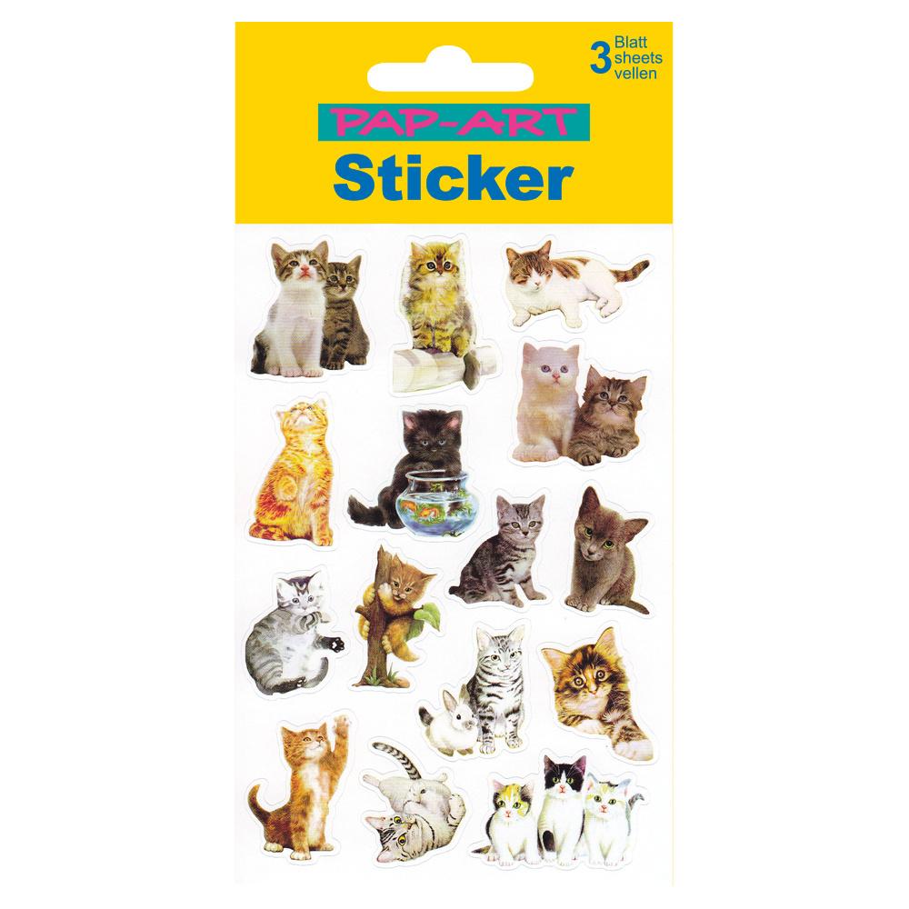 PAP-ART Sticker Katzen