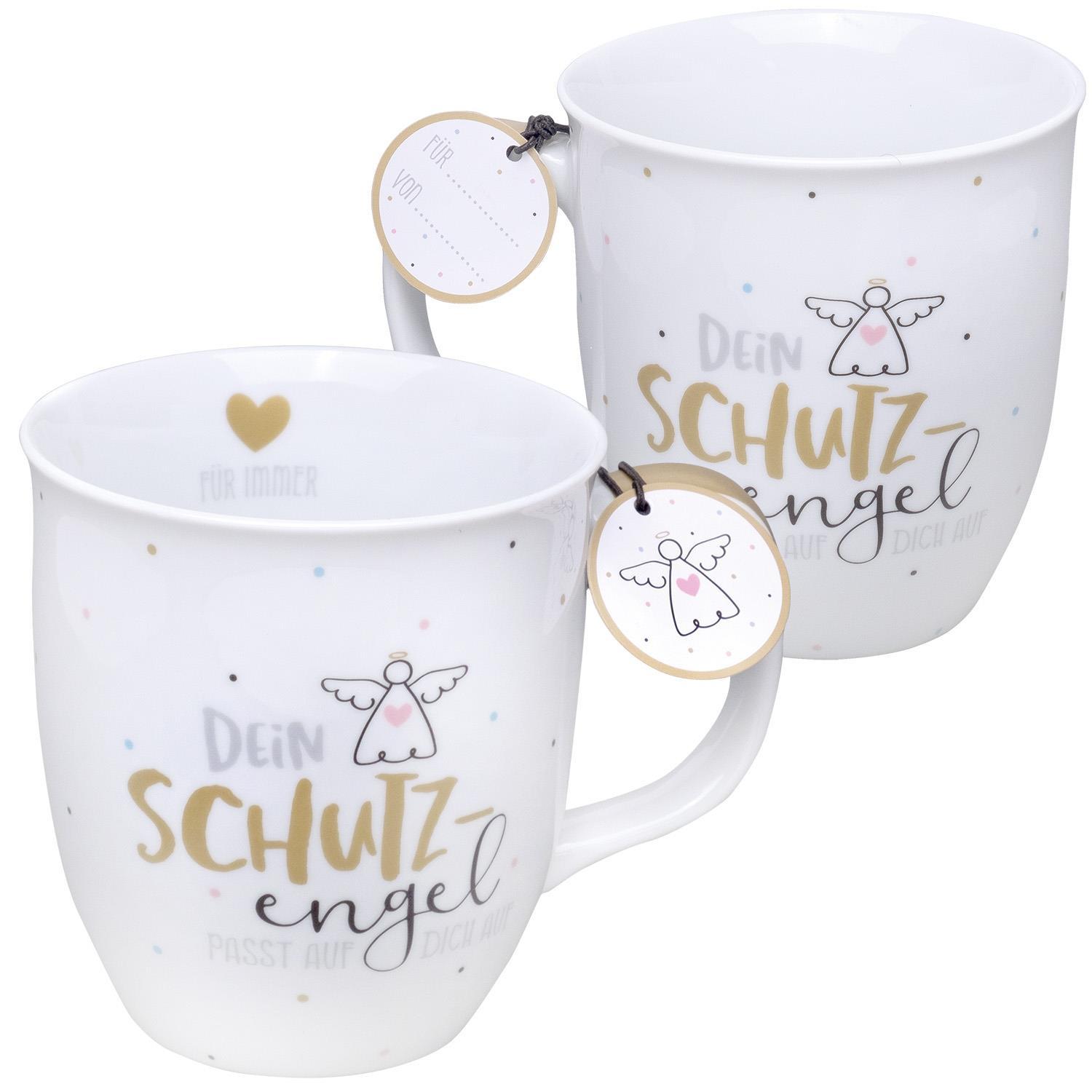 GRUSS&CO Tasse »Dein Schutzengel passt auf Dich auf«