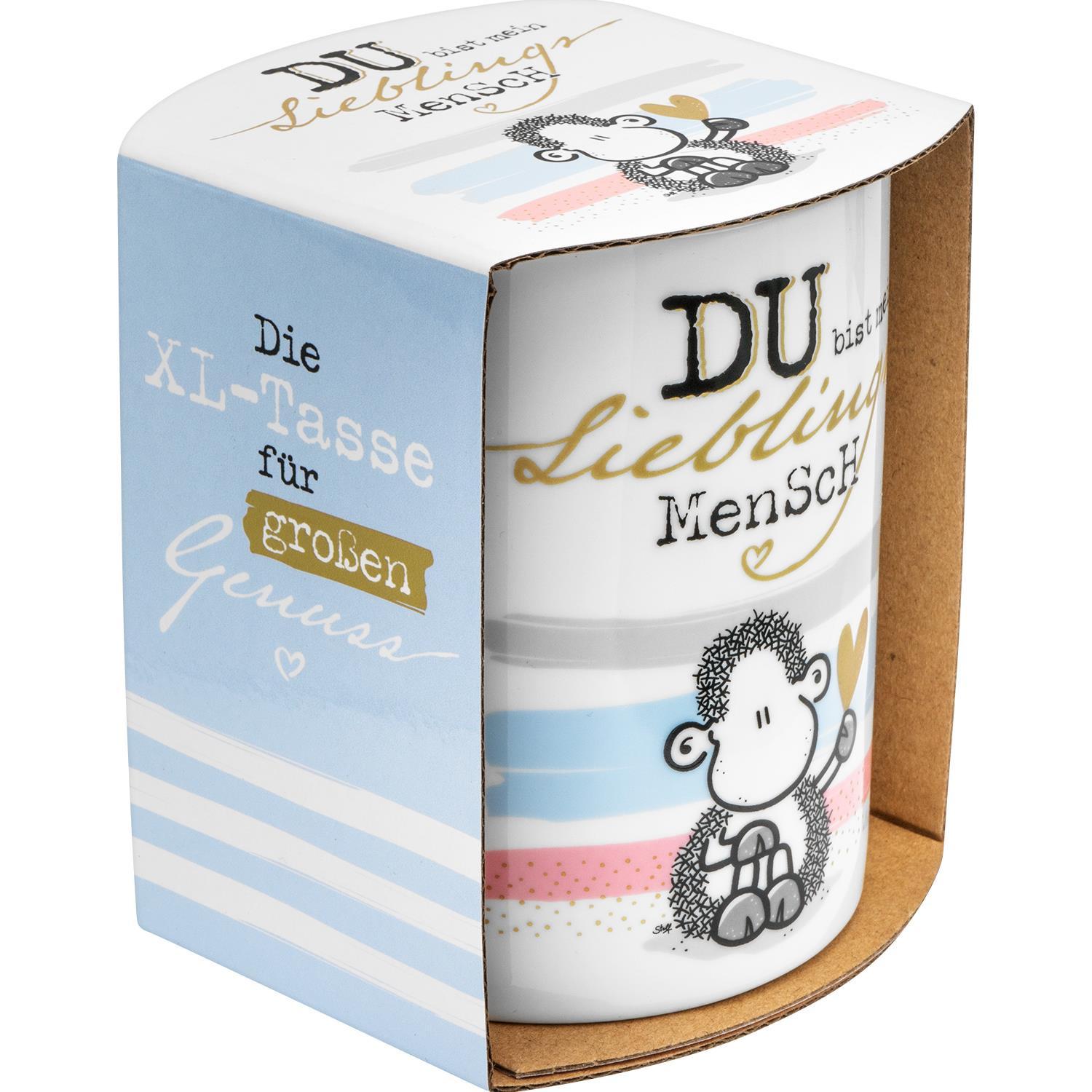 sheepworld XL-Tasse Motiv »DU bist mein Lieblingsmensch«