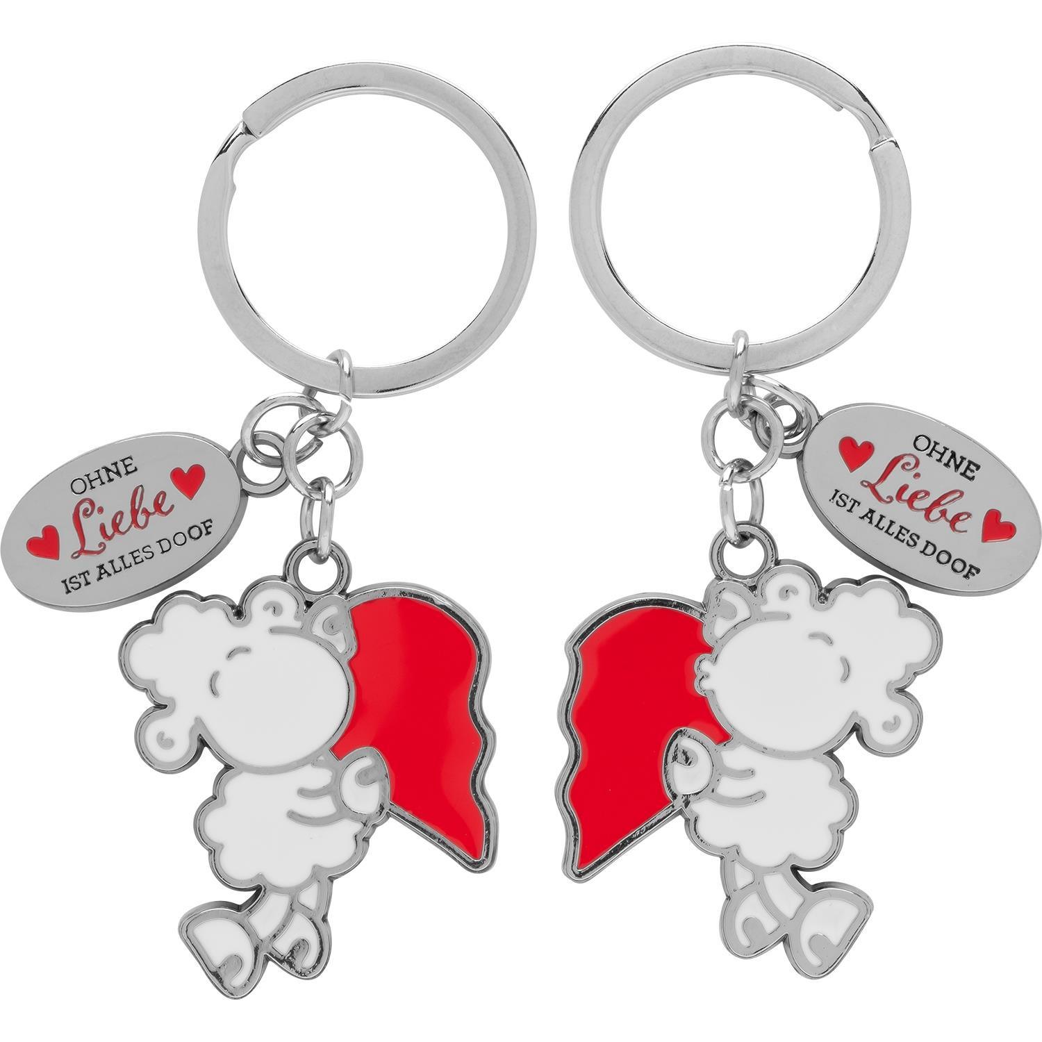 sheepworld Schlüsselanhänger für Zwei »Ohne Liebe ist alles doof«