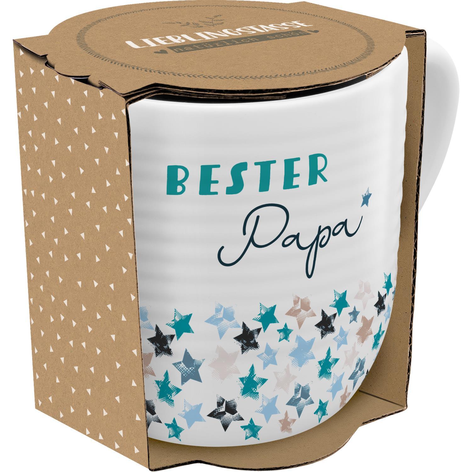 Produktbild GRUSS&CO Tasse Rillen »Bester Papa« 2 von 3