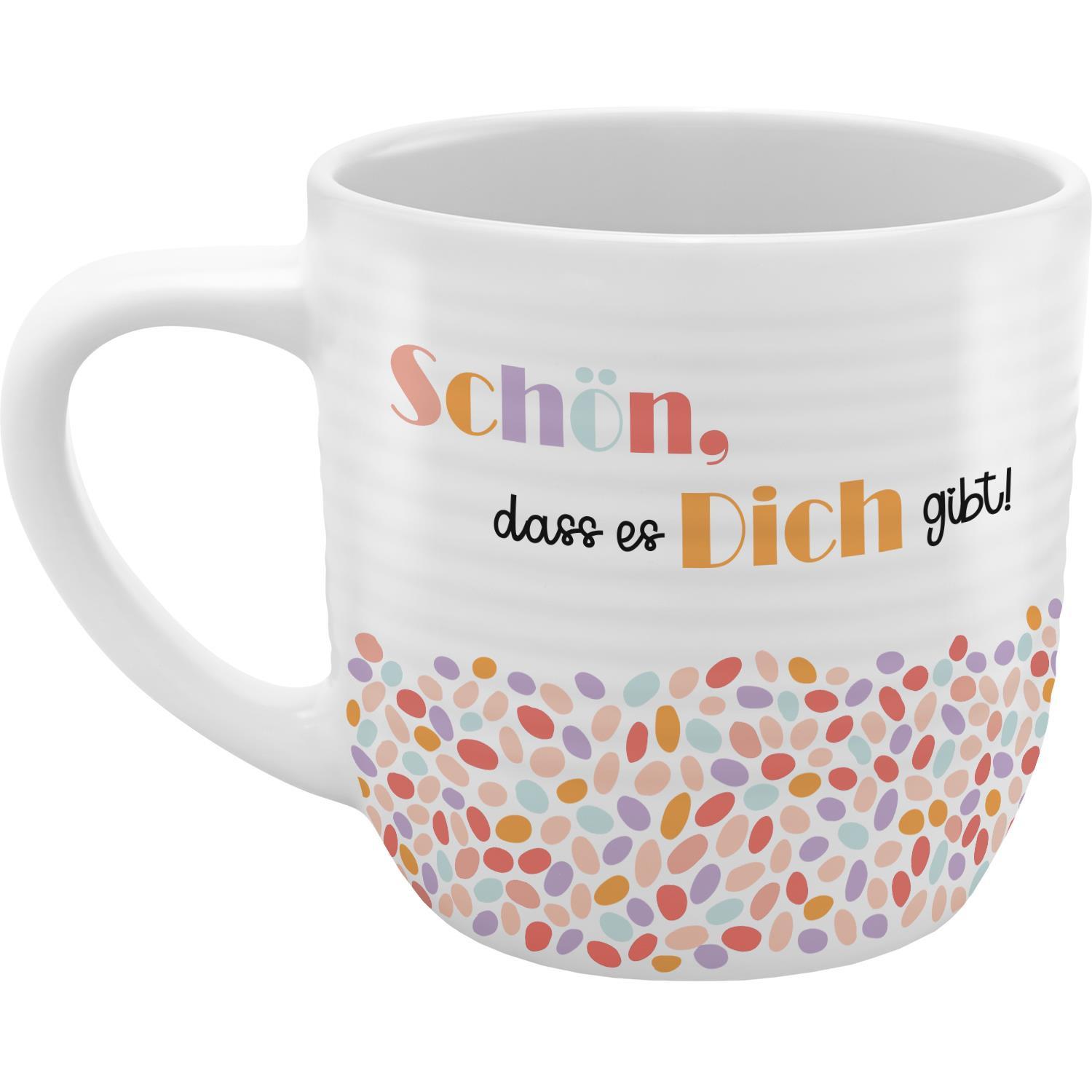 Produktbild GRUSS&CO Tasse Rillen »Schön, dass es Dich gibt!« 3 von 3
