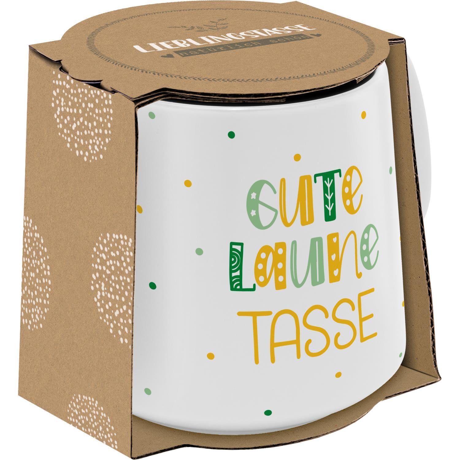 Produktbild GRUSS&CO Tasse Konisch »Gute Laune Tasse« 2 von 3