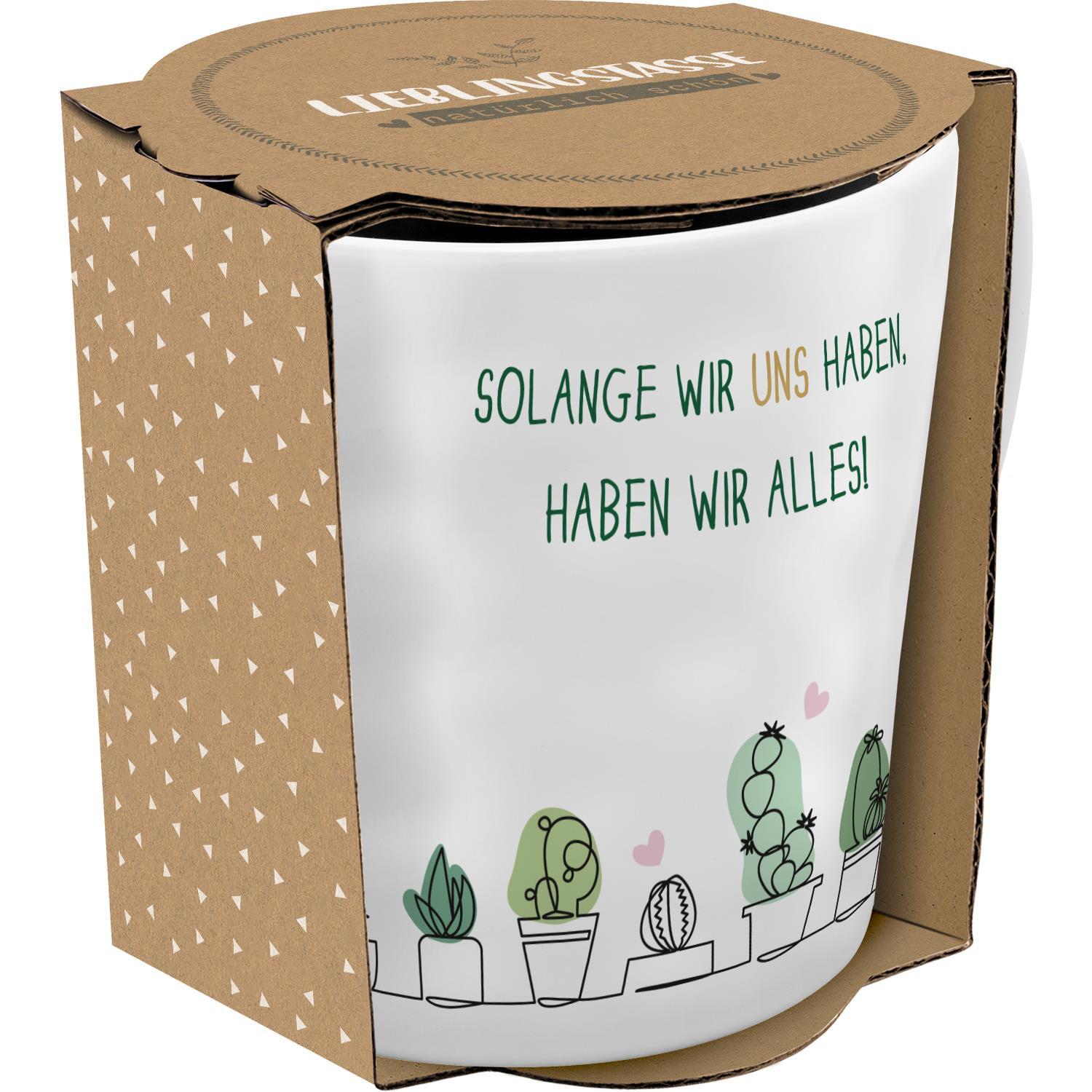 Produktbild GRUSS&CO Tasse Struktur »Solange wir uns haben, haben wir alles!« 2 von 3