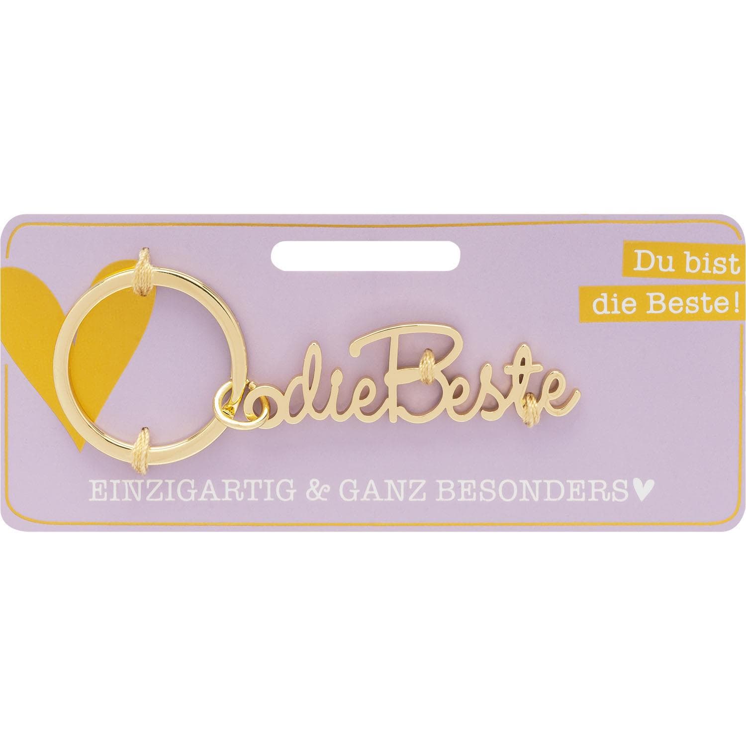 GRUSS&CO Schlüsselanhänger »Die Beste«