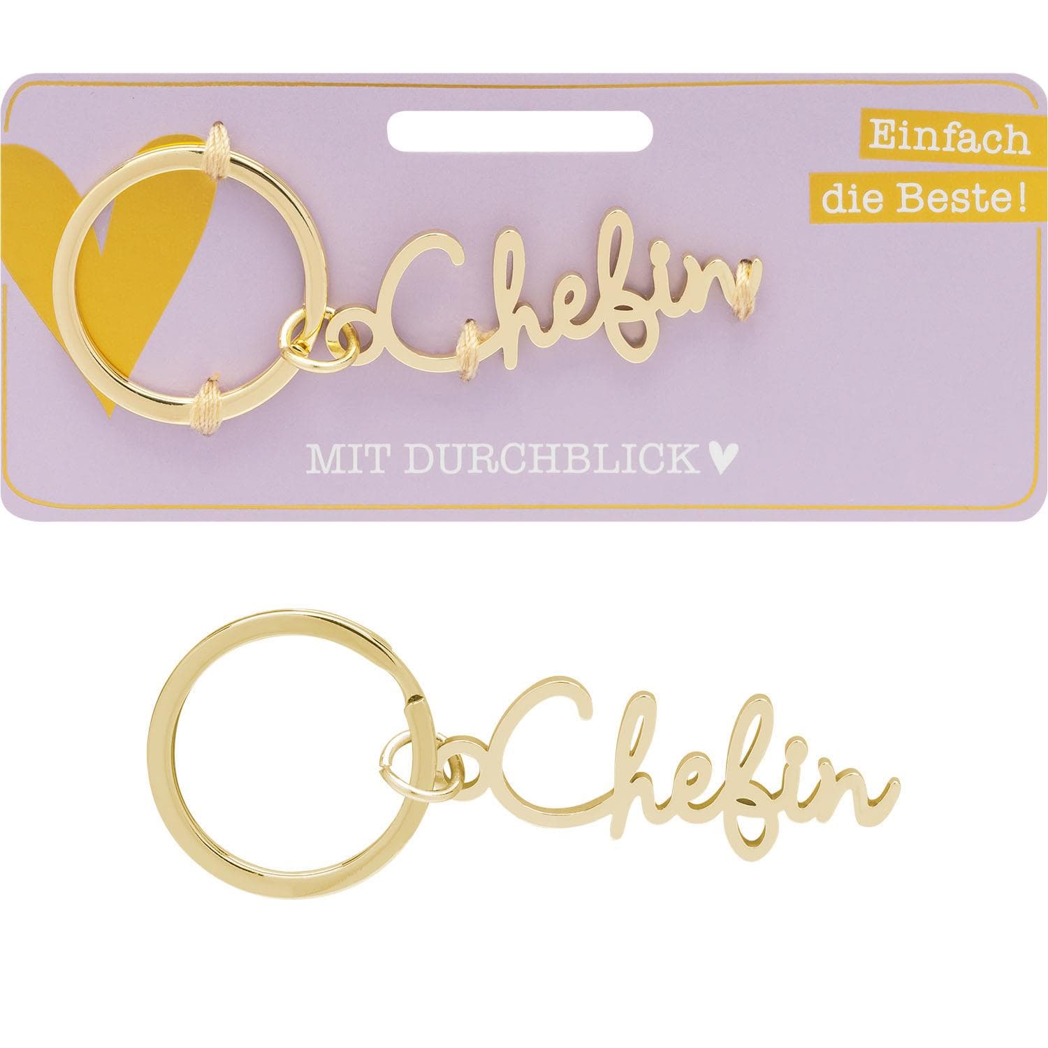 GRUSS&CO Schlüsselanhänger »Chefin«