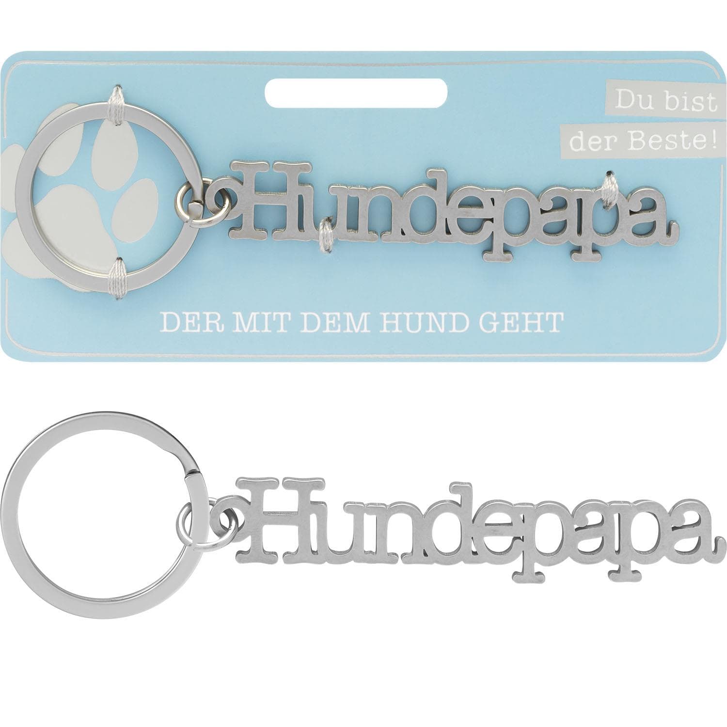 GRUSS&CO Schlüsselanhänger »Hundepapa«