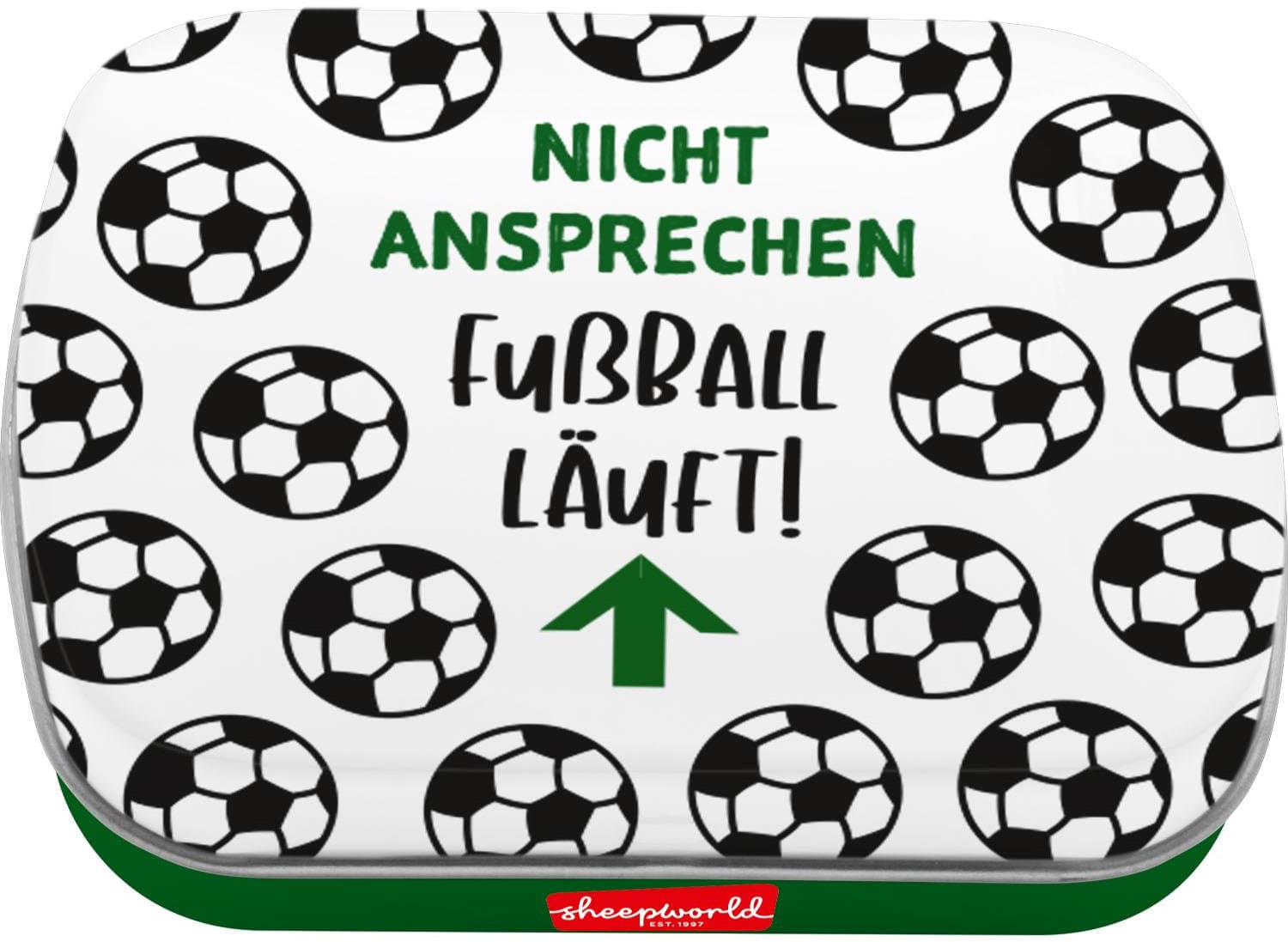 sheepworld Mintdose »Nicht ansprechen Fußball läuft«