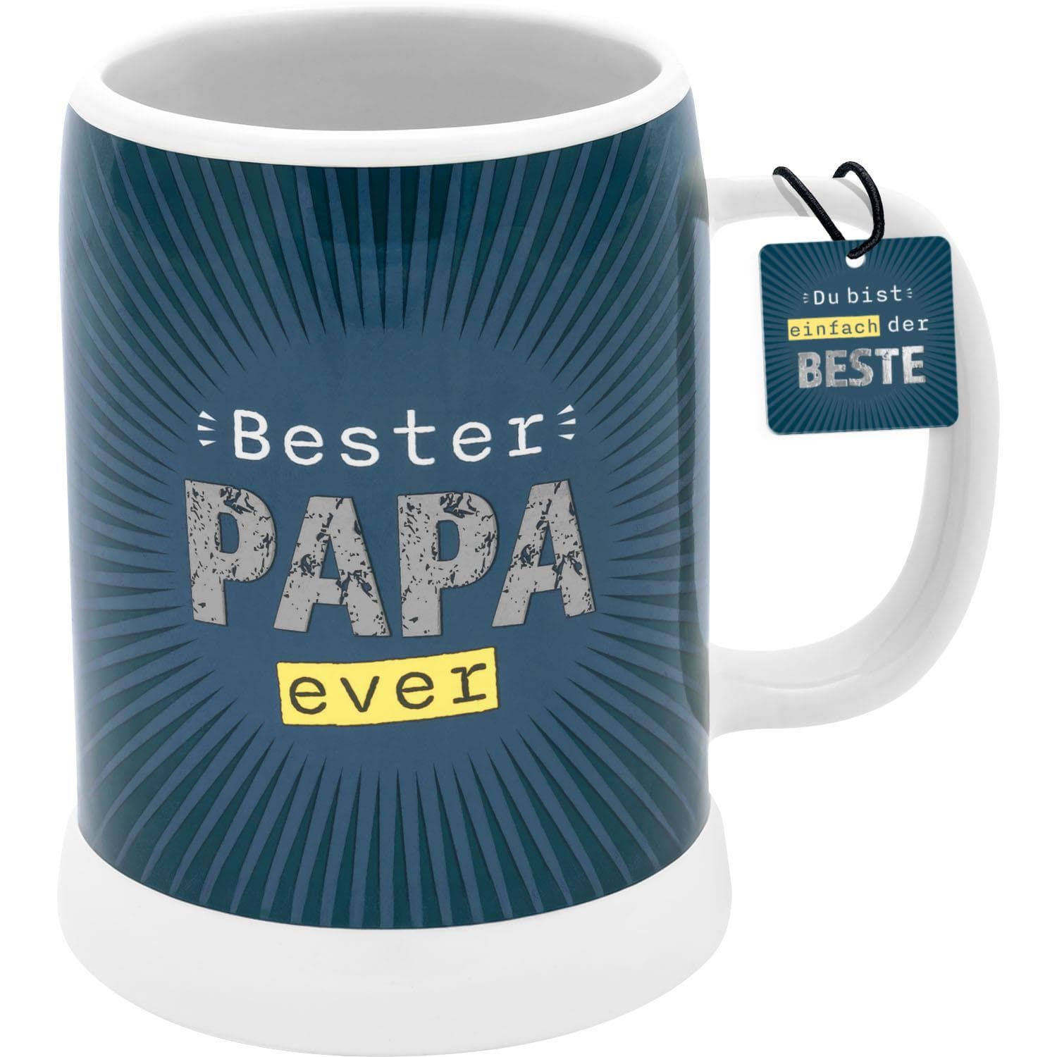 GRUSS&CO Bierkrug »Bester Papa ever«