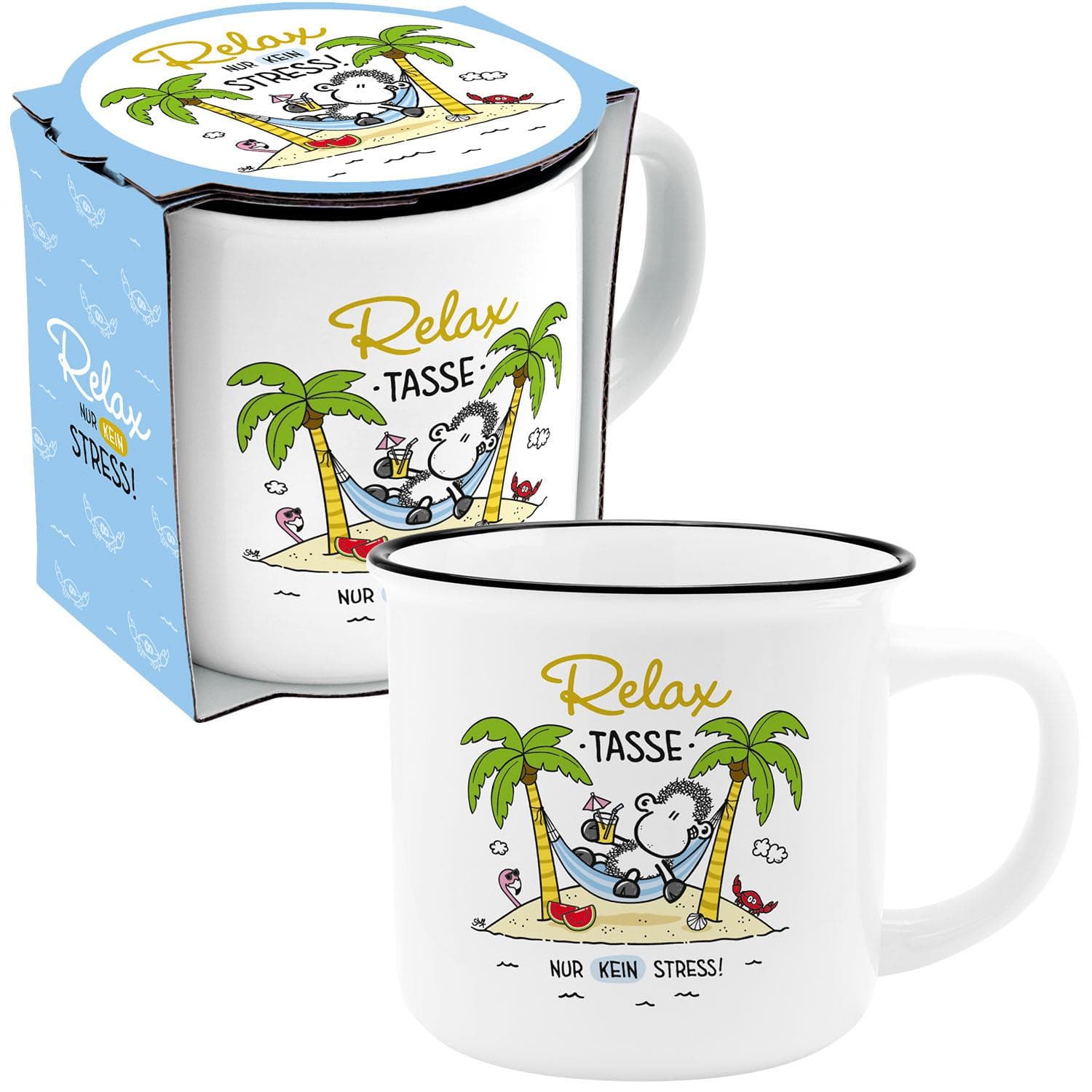 sheepworld Tasse »Relax Tasse - Nur kein Stress!«