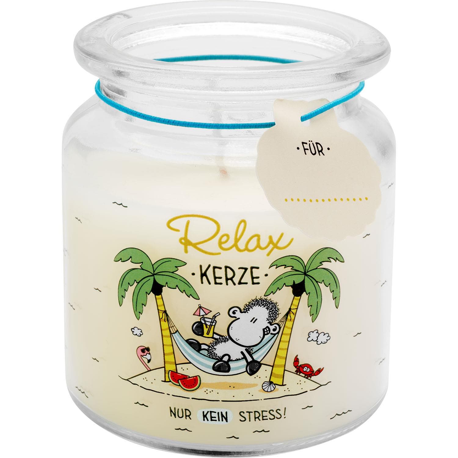 sheepworld Kerze im Glas »Relax Kerze - Nur kein Stress!«