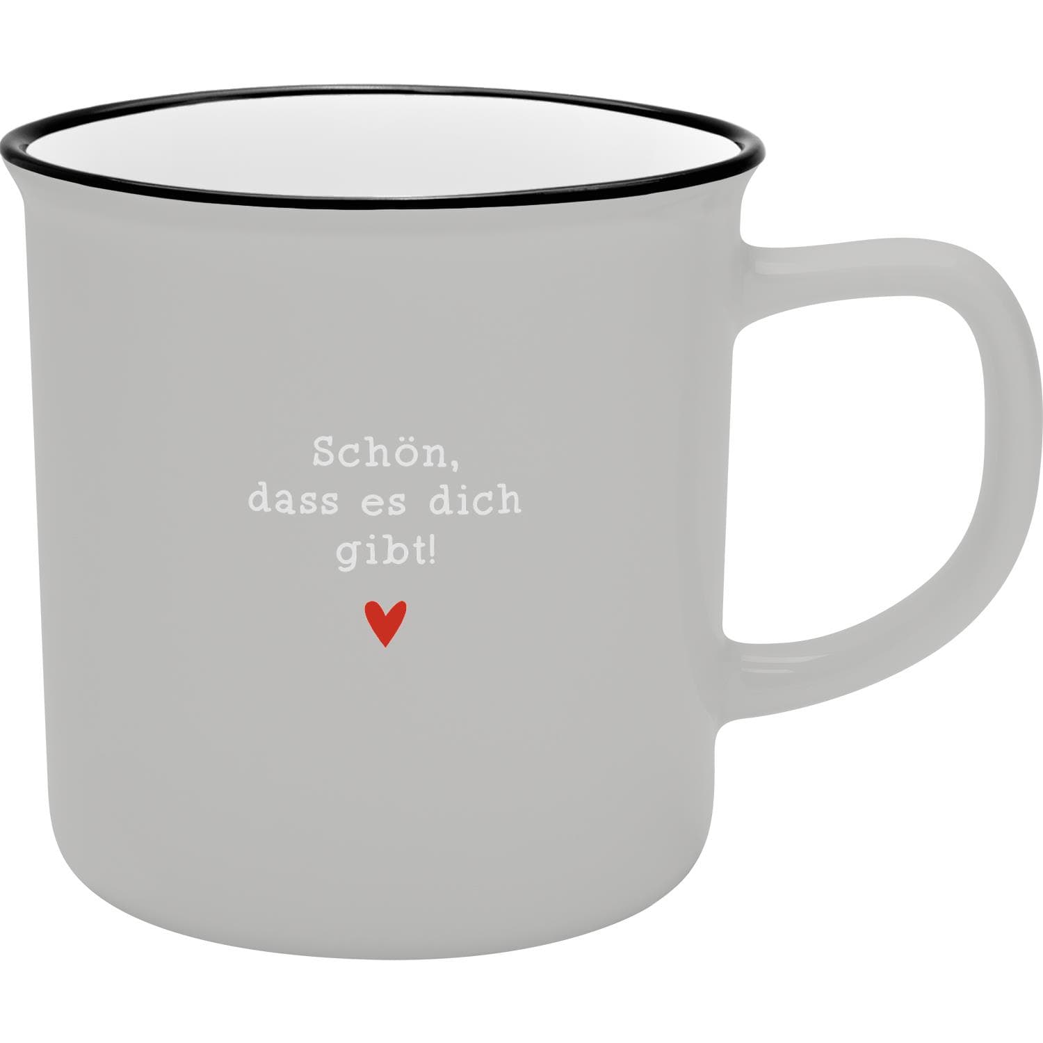 GRUSS&CO XL Becher »Schön, dass es dich gibt!«
