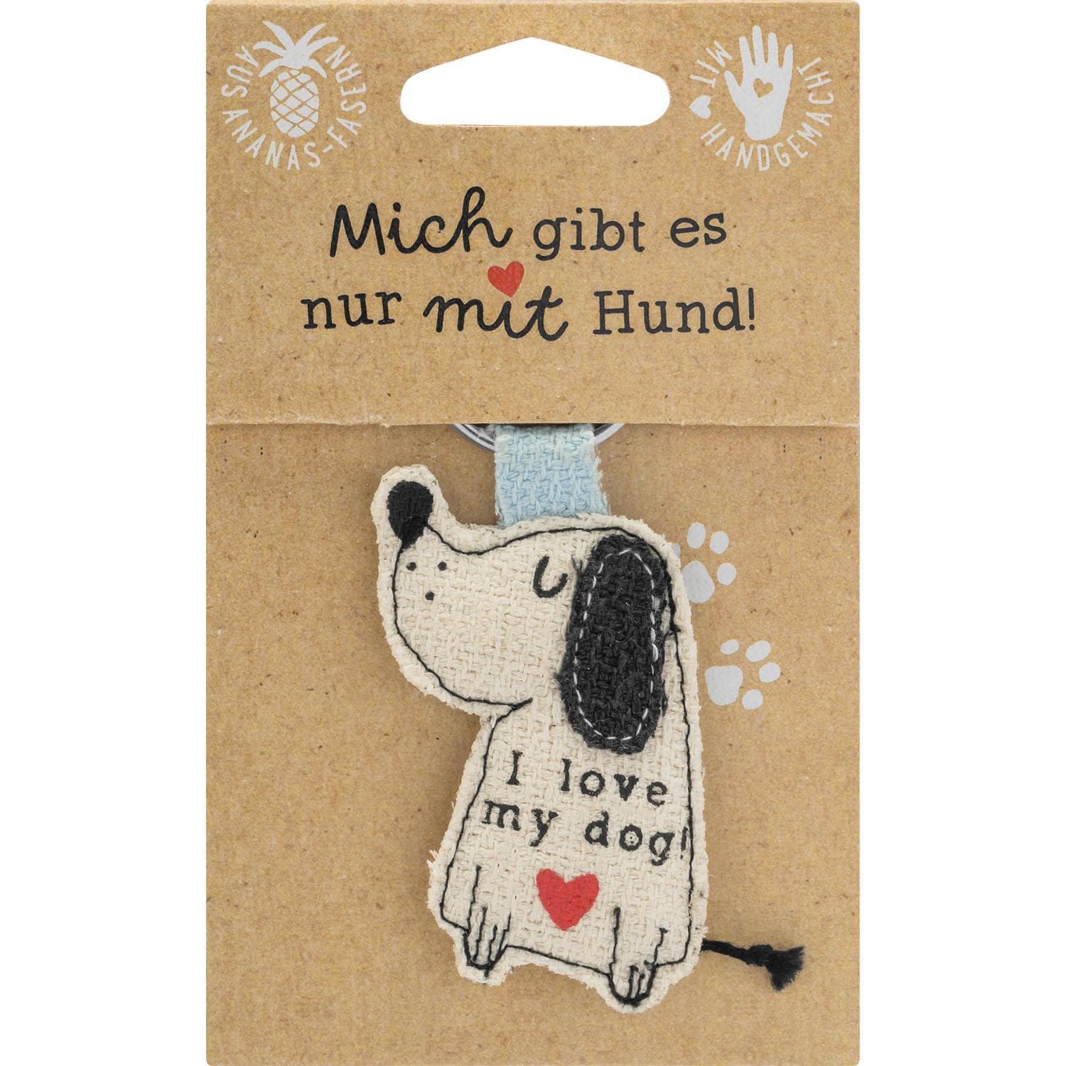GRUSS&CO Schlüsselanhänger »I love my dog!«