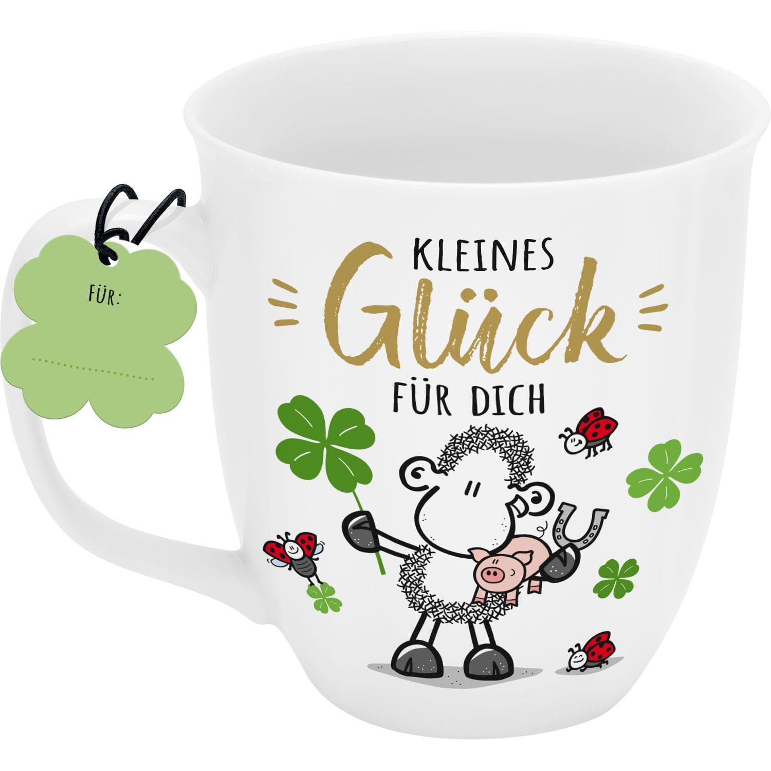 sheepworld Tasse »Kleines Glück für dich«