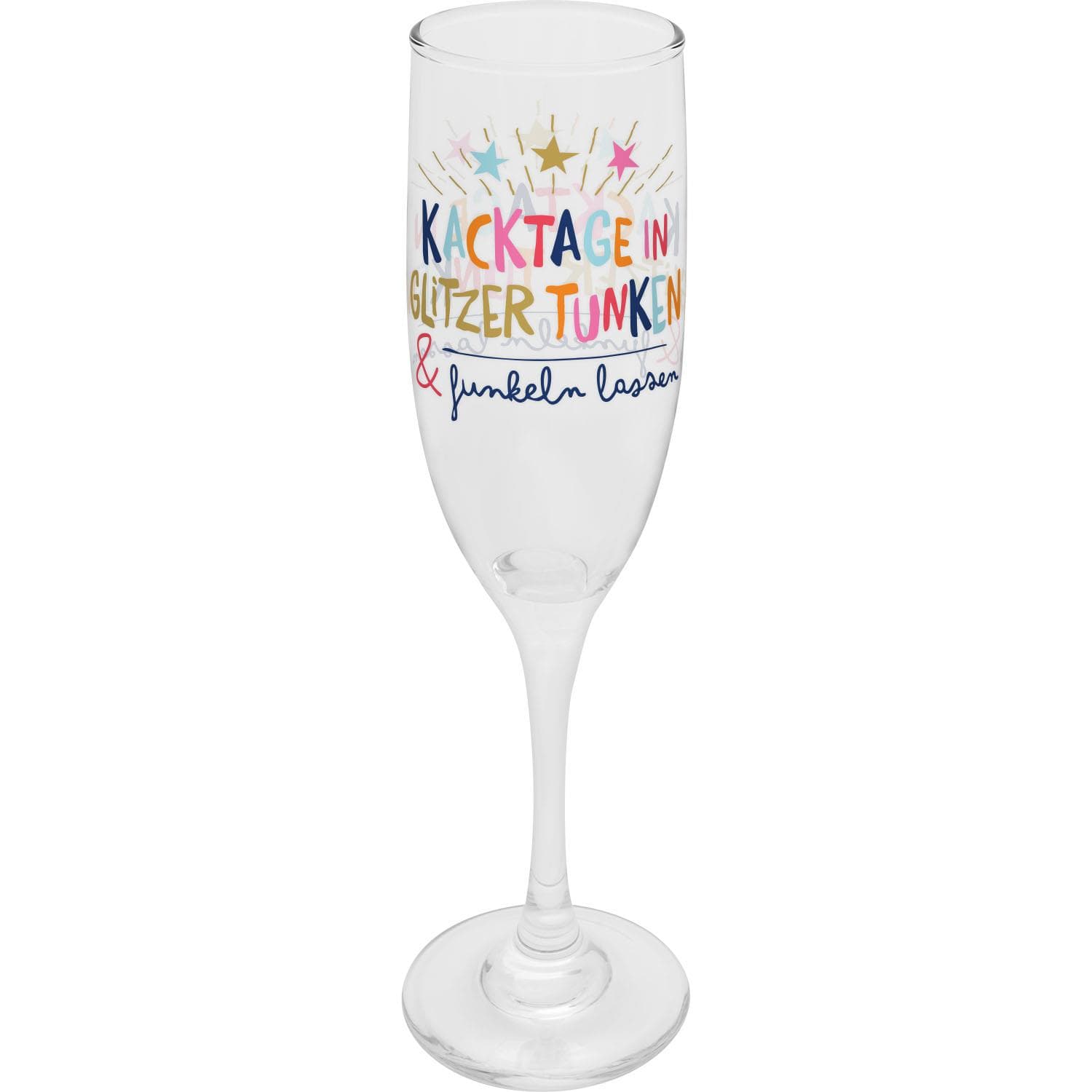 HAPPYLIFE Sektglas »Kacktage«