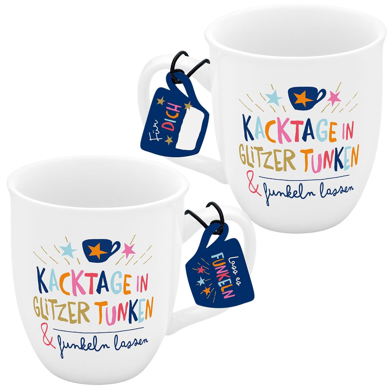 HAPPYLIFE Espressotasse »Kacktage«