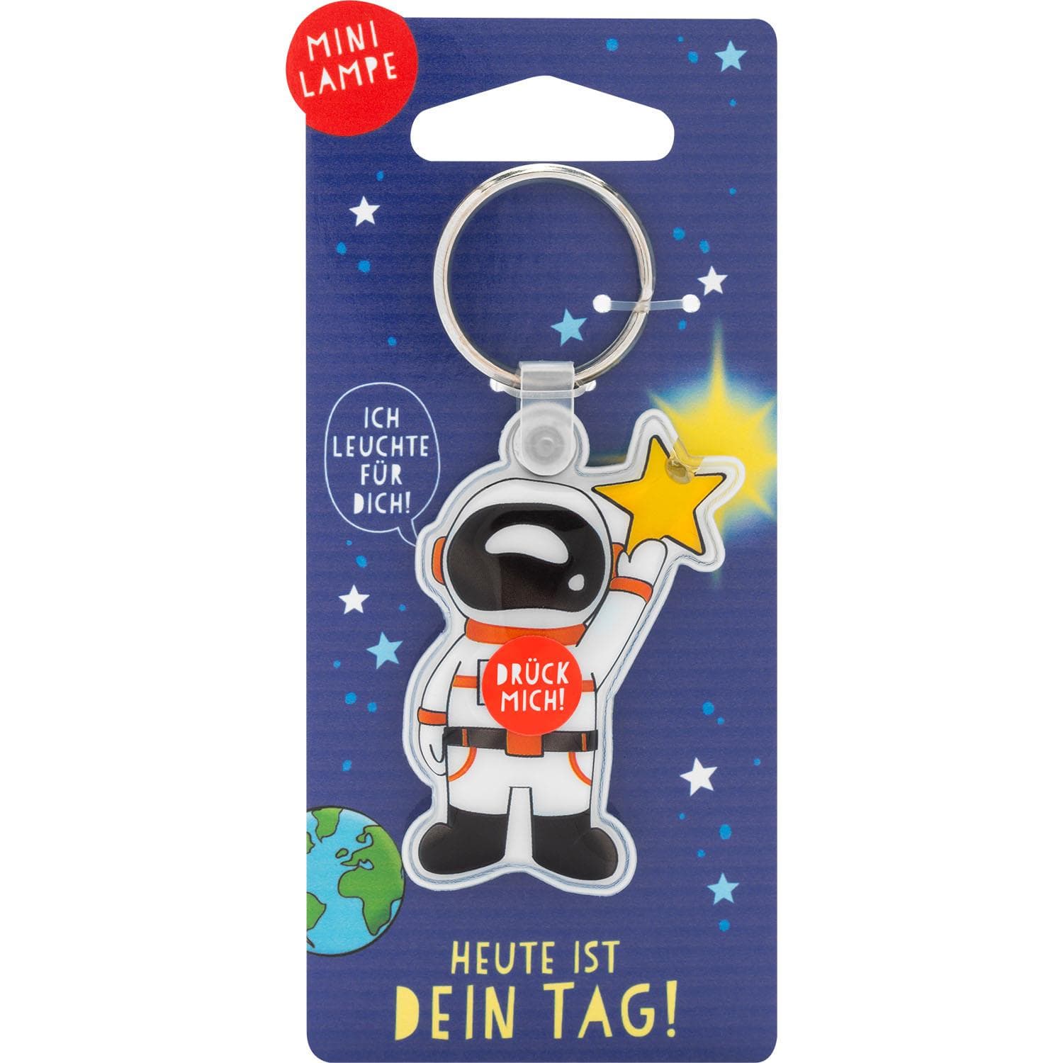 GRUSS&CO Schlüsselanhänger Mini Lampe »Astronaut«