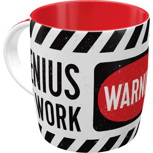 Nostalgic Art Tasse Genius at work