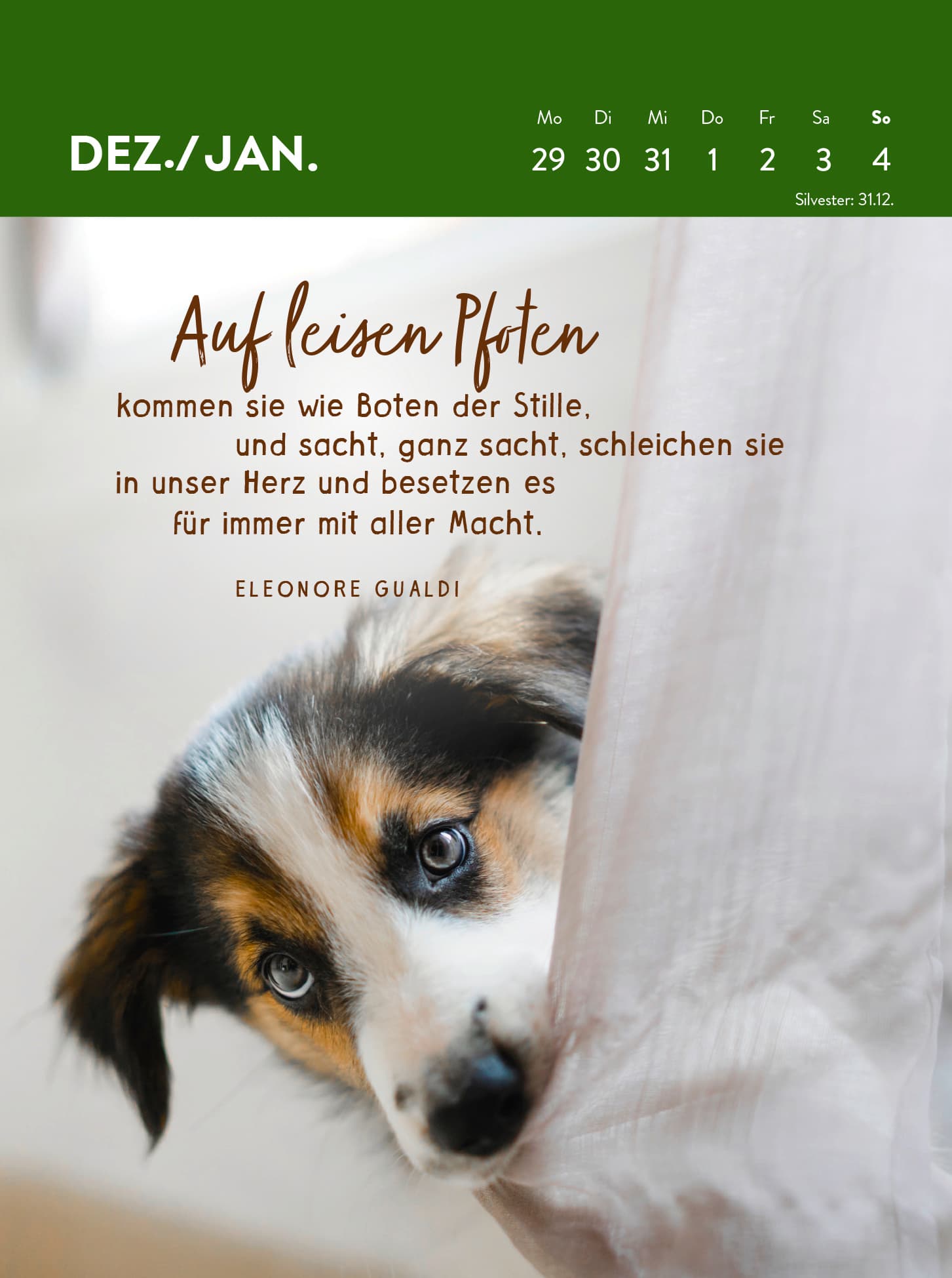 Produktbild Wochenkalender 2025: Hunde sind die besten Freunde 2 von 5