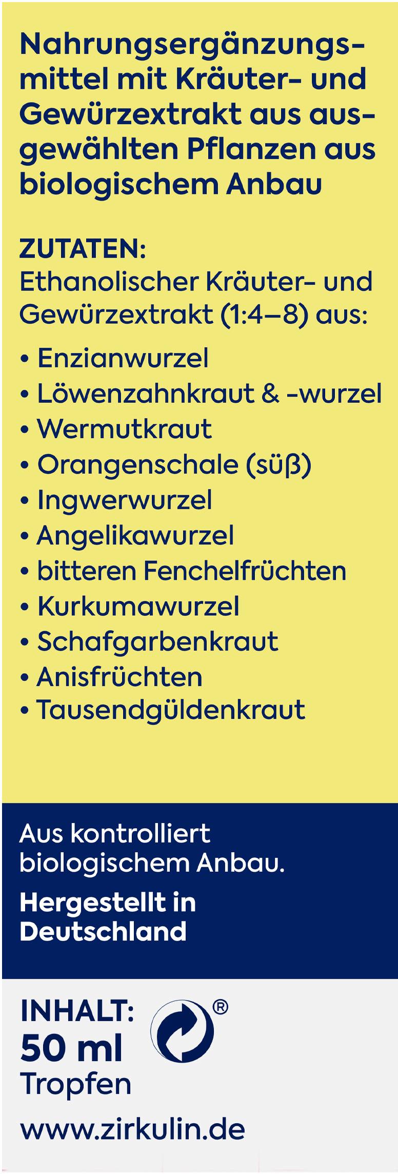 Produktbild Zirkulin Bitter-Elixir 2 von 6