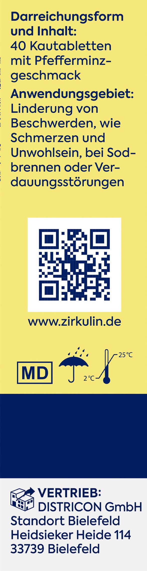 Produktbild Zirkulin Magen-Kautabletten 3 von 5